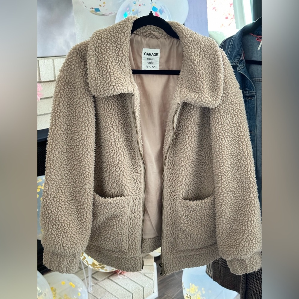 Garage Teddy bear jacket size XS/S
